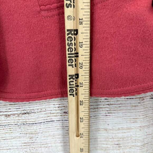 Albert Nipon Blazer Womens Size 12 Coral Jacket Wool Blend Lined Pockets - Picture 8 of 11